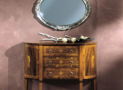 Kommoden Italienische Möbel Massiv Spiegel 2tlg Kommode Sideboard Schrank Holz